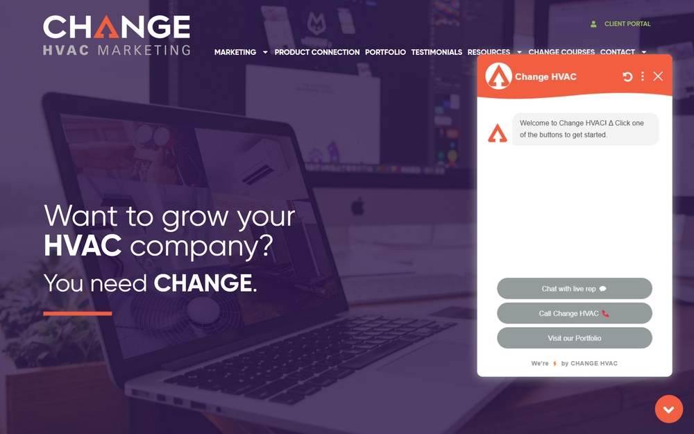 img of B2B Digital Marketing Agency - CHANGE HVAC